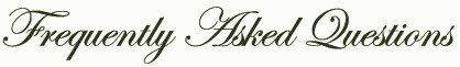 frequently asked questions
