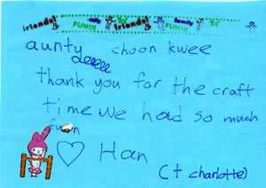 hannah's note
