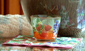 decoupage on glass