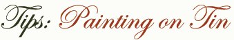 Tips for Painting on Wood